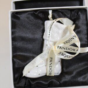 Pandora 2012 Limited Edition Porcelain Christmas Stocking Ornament New with Box